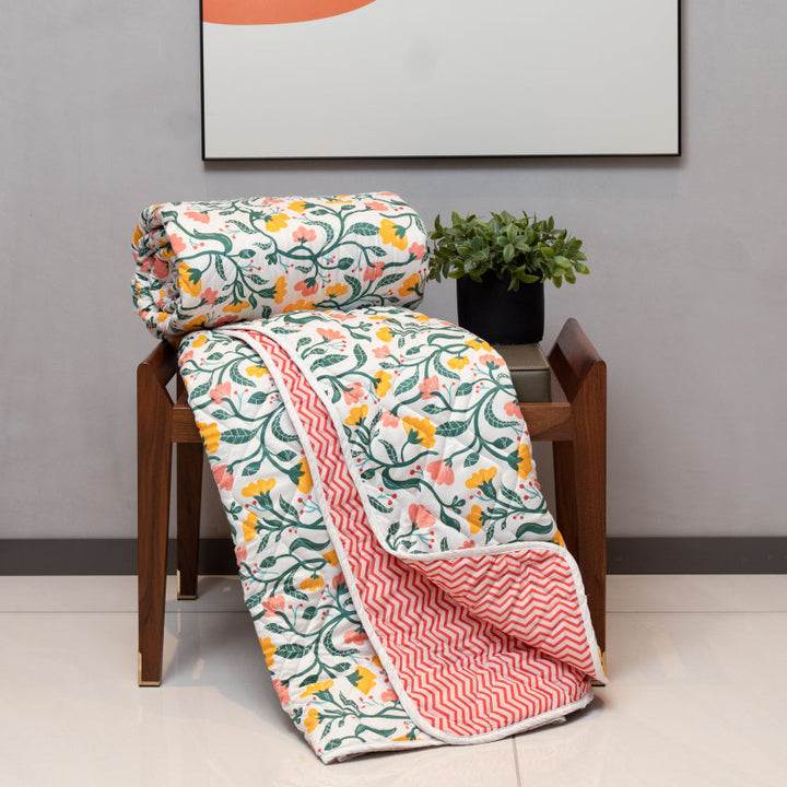 Microfiber 120 GSM All Season AC Blanket / Dohar For Bedroom - Kashmir